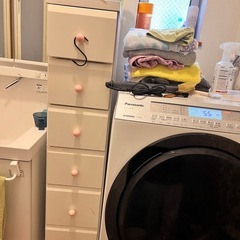 洗面所　　タオル小物収納　棚　チェストの画像