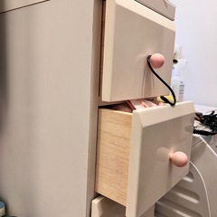 洗面所　　タオル小物収納　棚　チェストの画像