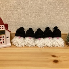 クリスマスオーナメント　トムテ5つセットの画像