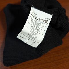 新品・未使用 Carhartt カーハート ビーニー帽子 ブラック A18-BLKの画像