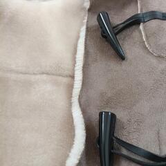 【決まりました】【ダッフルコート】ムートン　スェード　LL　の画像