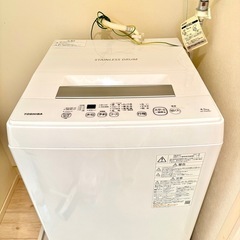 ⚪️2021年製⚪️東芝 全自動洗濯機4.5kgピュアホワイト ...