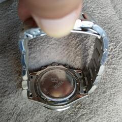 MUSK クロノグラフ腕時計メンズ　電池切れの画像