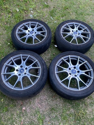 タイヤホイールセット weds navia 02 17インチ ナヴィア 02 ブリヂストン　215 50 17