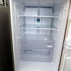 SHARP 271L 2018年製 2ドア冷蔵庫 SJ-PD27D-T プラズマクラスター シャープ ブラウン 茶 200Lクラス 家電 キッチン家電 札幌 北20条店の画像