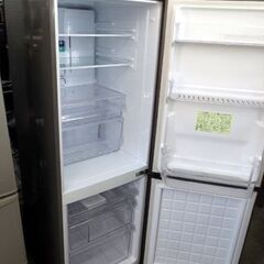 SHARP 271L 2018年製 2ドア冷蔵庫 SJ-PD27D-T プラズマクラスター シャープ ブラウン 茶 200Lクラス 家電 キッチン家電 札幌 北20条店の画像