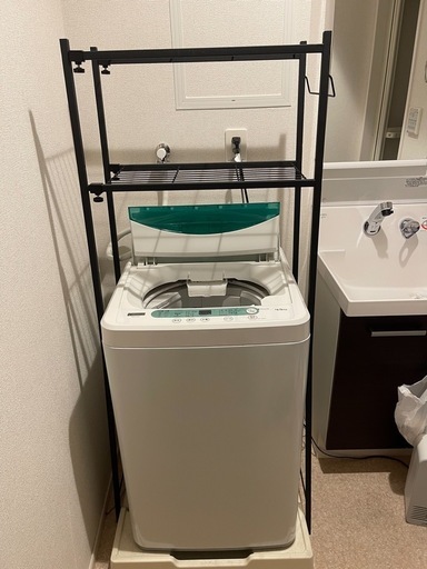 ヤマダセレクト　洗濯機　　ラック付き