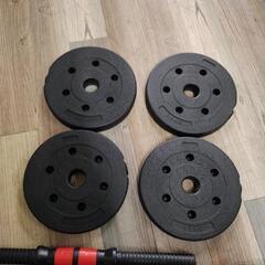 HillStone ダンベル バーベル 1.25kg/1.5kg/2.0kg ブラックの画像