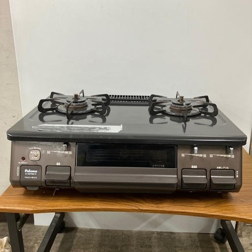 K2412-328 パロマ ガステーブル IC-S87BM-1R 2020年製 LPガス用 動作確認済み キズ汚れ有り