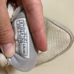 Le Coq Sportif ベージュ スニーカー　24.5cmの画像