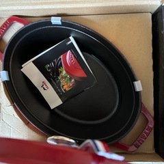 ストウブココットオーバルチェリー未使用