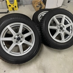 225/60R17スタッドレスタイヤ PCD100ブリヂストンV...