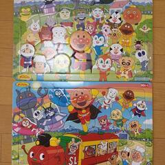 【決まりました】【美品あり☆値下げ可能!おまけつき】アンパンマンをさがせ!RED・BLUEとジグソーパズル4点の画像