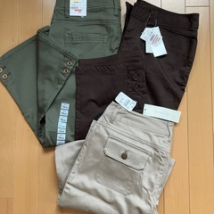 新品スラックス3本　サイズＬ