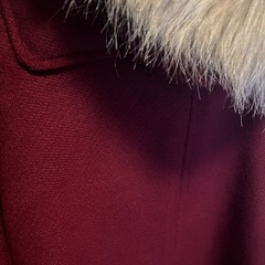 ダッフルコート　ワインレッド　M レディースの画像