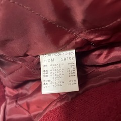 ダッフルコート　ワインレッド　M レディースの画像