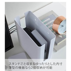 【美品】tower 蓋付きルーター収納の画像