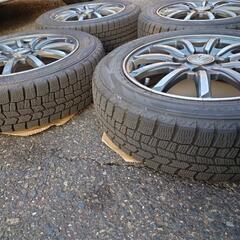 スタッドレス ダンロップ ウインターマックス02 155/65R14 ホンダ N-WGN 純正アルミホイール付きの画像