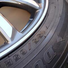 スタッドレス ダンロップ ウインターマックス02 155/65R14 ホンダ N-WGN 純正アルミホイール付きの画像