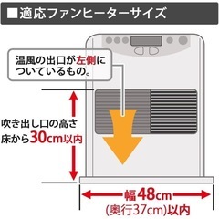 新品　ファンヒーターガード　アイリスオーヤマ FTE-580N　の画像