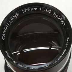動作未確認 カメラレンズ キャノン 135mm F/3.5 ライカ Lマウント Canon　昭和レトロ ☆ PayPay(ペイペイ)決済可能 ☆ 札幌市 豊平区 平岸 平岸店の画像
