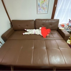 ソファーベッドの画像