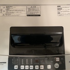 洗濯機 Hisense2019年製の画像