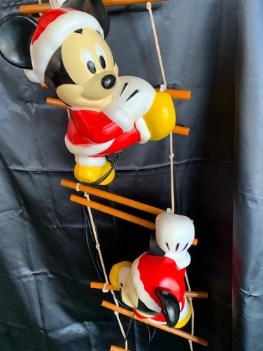 クリスマス飾り　ミッキーサンタのブローライト