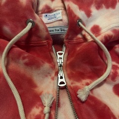 【定価30,160円】Ron Herman × Champion“ ウォッシュ加工 ” REVERSE WEAVE Sweat タイダイ染め 別注 リバースウィーブ スウェットパーカー M EXCLUSIVE FOR Ron Herman California の画像