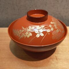 新品　未使用　蓋付き塗り汁椀　雑煮椀　5客（個数相談可）の画像