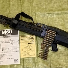 電動ガン ＴＯＰ Ｍ６０ ＤＸ 箱と説明書付き