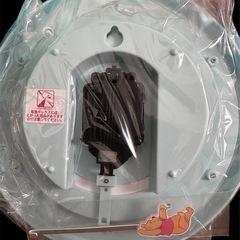 新品　掛け時計　プーさんプラチナムザッカスイングウォールクロックの画像