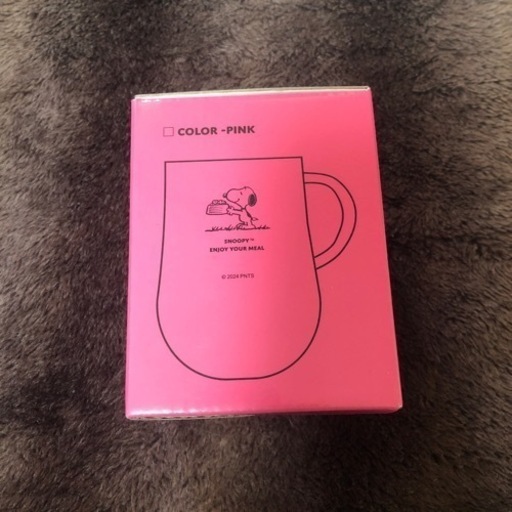 ピンク VACUUM INSULATED マグカップ 「PEANUTS(SNOOPY)」