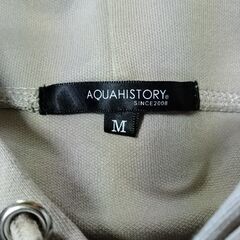 AQUA HISTORYのパーカーです☆　サイズはМの画像