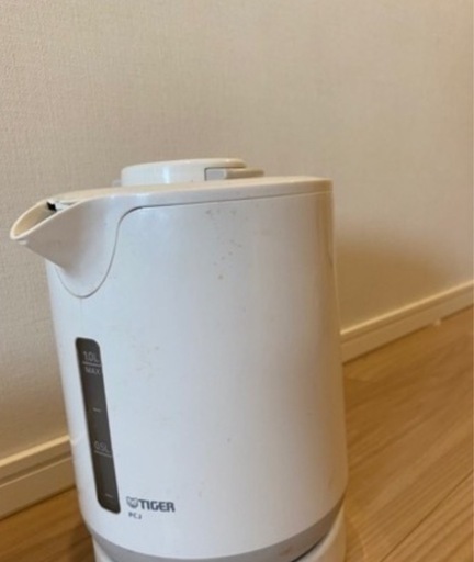 TIGER 蒸気レス わく子 電気ケトル PCJ-A 2014年製(12/23~25のみ)