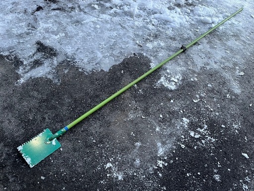伸縮式 スノードロッパー 屋根 雪落とし 器具 雪庇 1.8m〜3.15m ステンレスパイプ 中古品 ③