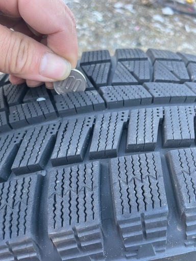 195/65 R15 91Qアルミ付きスタッドレスタイヤ4本　アルミホイール(タイヤ付き)買取