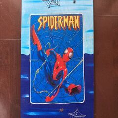 マーベル　スパイダーマン　木製　パネル