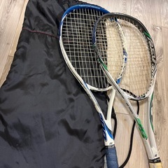 YONEX ソフトテニス　ラケット　2本　カバー付き
の画像