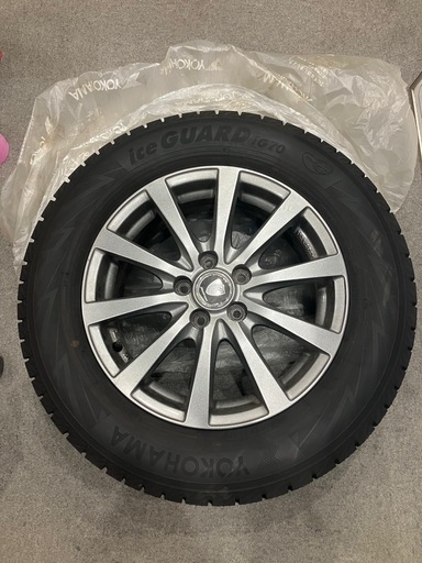 ヨコハマ アイスガード iG70 195/65R15 スタッドレス ホイール付き 15×6J ウィッシュ