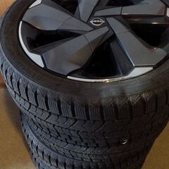 日産　純正アルミ　スタッドレスタイヤの画像