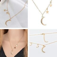 ムーンスターゴールドネックレス②（新品）の画像