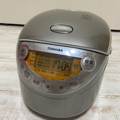 IH炊飯器 TOSHIBA 3.5合炊き　備長炭鍛造かまど釜