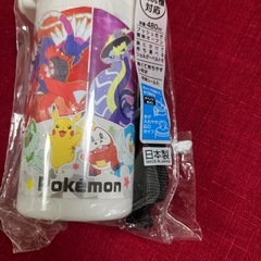 ポケモン　【未使用品】水筒　skater　480ml 直飲みワンタッチボトル　の画像