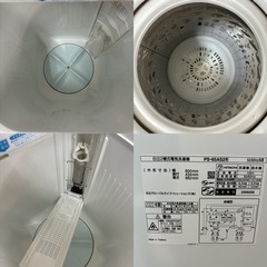I762 🌈 今だけの限定値下げ‼️ ジモティー限定価格！ 2022年製の美品♪ HITACHI 二層式洗濯機 青空 （6.5㎏） ⭐ 動作確認済 ⭐ クリーニング済の画像