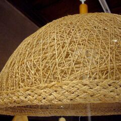 【お取引相談中】【照明】アジアン　ペンダントライト　２灯の画像