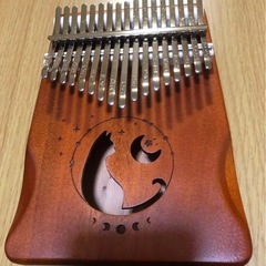 17音カリンバ（ブラウン 猫）の画像