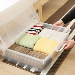 【2個セット】ベッド下収納 キャスター付きの画像