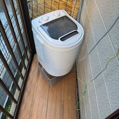 SUGGEST 小型洗濯機 3.0Kg 家庭用 ダイヤル式 タイ...