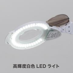 【お値下げ】拡大鏡付きLEDライトの画像